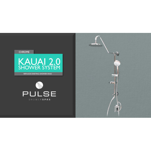 Pulse Shower Spas Kauai Rain Shower Head with Handshower & Reviews